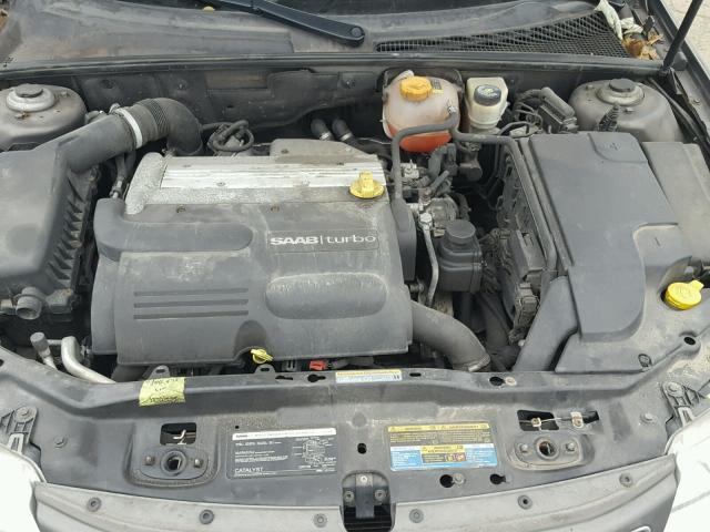 YS3FD49Y461127120 - 2006 SAAB 9-3 BASE GRAY photo 7