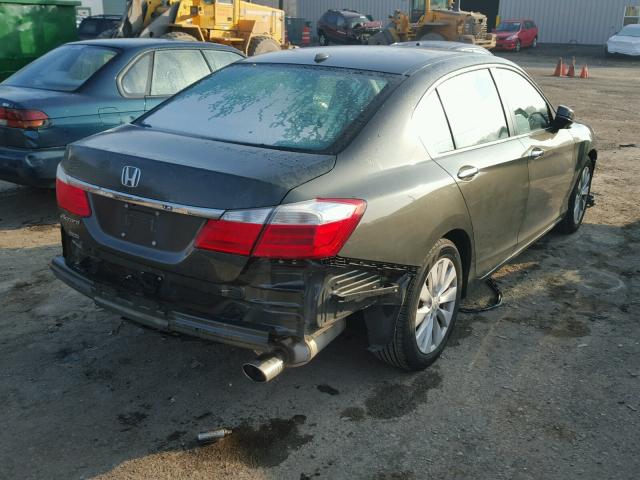 1HGCR2F84FA084095 - 2015 HONDA ACCORD EXL GRAY photo 4