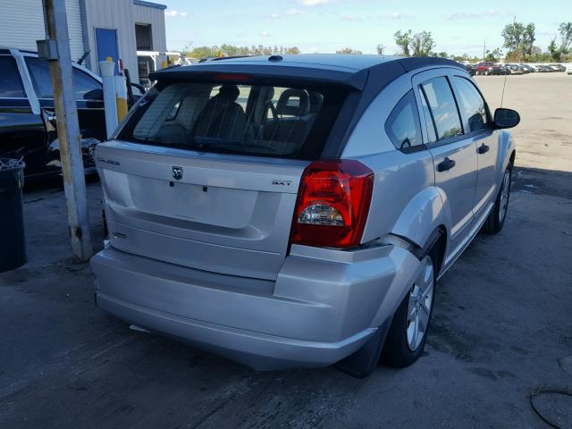 1B3HB48B87D415064 - 2007 DODGE CALIBER SX GRAY photo 4