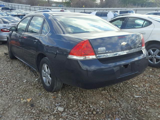 2G1WT57KX91212727 - 2009 CHEVROLET IMPALA 1LT GRAY photo 3