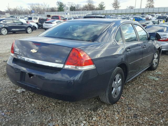 2G1WT57KX91212727 - 2009 CHEVROLET IMPALA 1LT GRAY photo 4