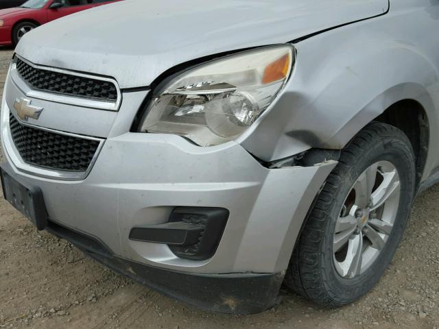 2CNFLCEC0B6274830 - 2011 CHEVROLET EQUINOX LS SILVER photo 9