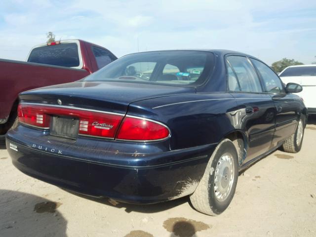 2G4WS52J221217463 - 2002 BUICK CENTURY CU BLUE photo 4