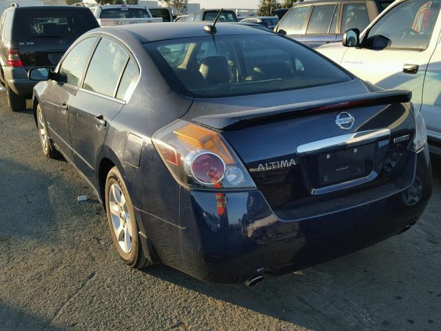 1N4CL21E27C236478 - 2007 NISSAN ALTIMA HYB BLUE photo 3