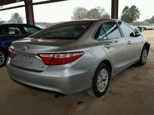 4T4BF1FK7GR567963 - 2016 TOYOTA CAMRY LE ვერცხლისფერი ფოტო 4