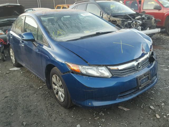 19XFB2F53CE363388 - 2012 HONDA CIVIC LX BLUE photo 1