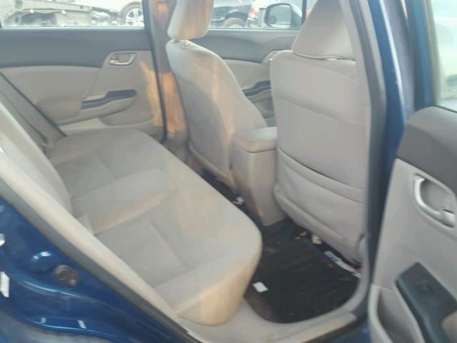 19XFB2F53CE363388 - 2012 HONDA CIVIC LX BLUE photo 6