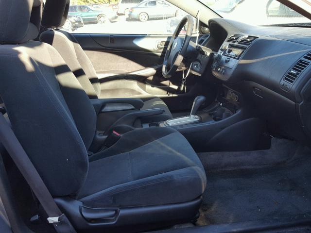 1HGEM22934L054500 - 2004 HONDA CIVIC EX GRAY photo 5