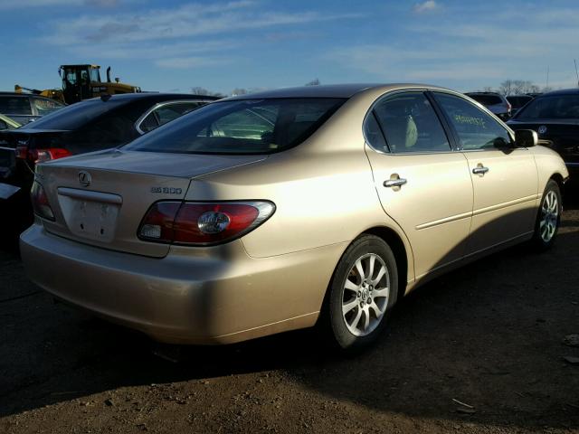 JTHBF30G920032081 - 2002 LEXUS ES 300 GOLD photo 4