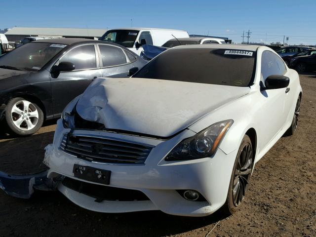 JN1CV6EK0DM921647 - 2013 INFINITI G37 JOURNE WHITE photo 2