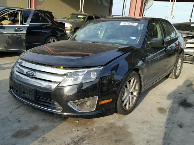 3FAHP0JA9CR181874 - 2012 FORD FUSION SEL BLACK photo 2