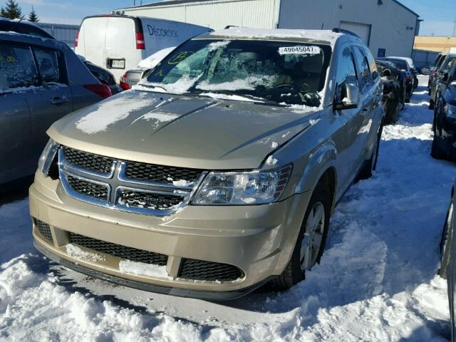 3D4PG4FB0BT560183 - 2011 DODGE JOURNEY EX BEIGE photo 2