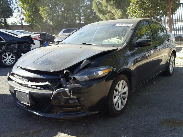 1C3CDFBA3ED815081 - 2014 DODGE DART SXT BLACK photo 2