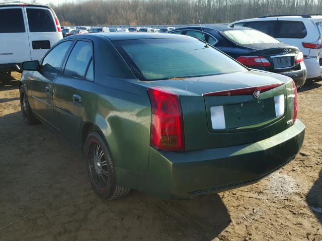 1G6DM57N730105436 - 2003 CADILLAC CTS GREEN photo 3