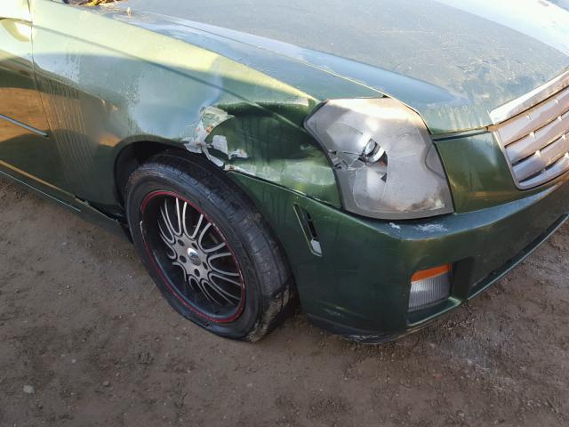 1G6DM57N730105436 - 2003 CADILLAC CTS GREEN photo 9