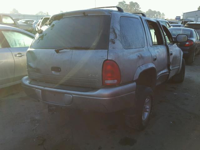 1B4HS28Z0YF304785 - 2000 DODGE DURANGO TAN photo 4