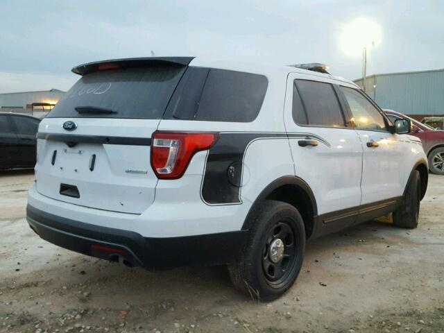 1FM5K8ATXHGB65379 - 2017 FORD EXPLORER P WHITE photo 4