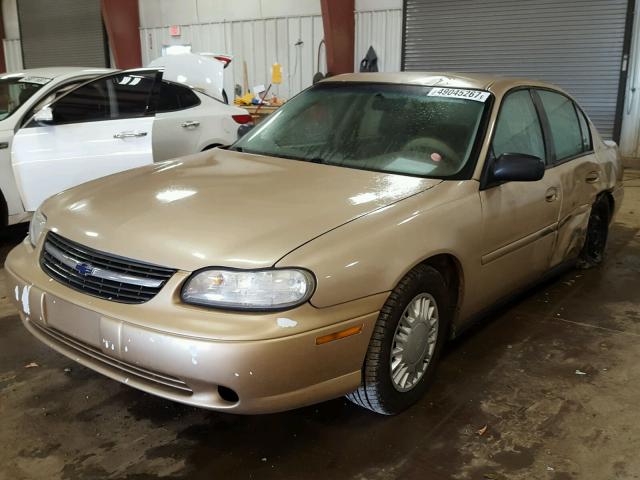 1G1ND52J43M650985 - 2003 CHEVROLET MALIBU GOLD photo 2