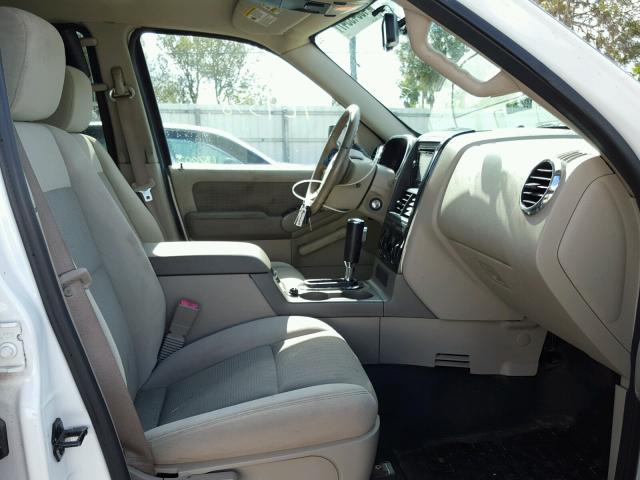 1FMEU31K27UA21720 - 2007 FORD EXPLORER S 白色 照片 5