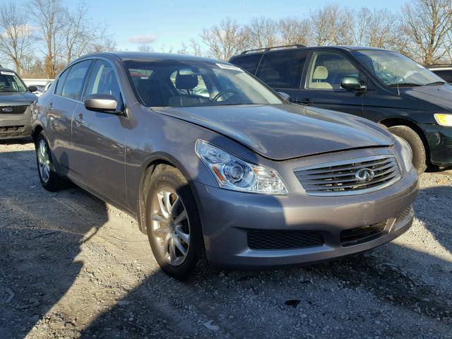 JNKCV61F29M360122 - 2009 INFINITI G37 GRAY photo 1