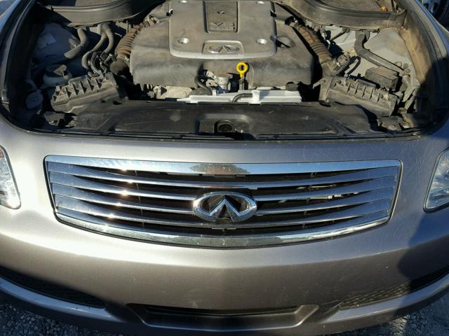 JNKCV61F29M360122 - 2009 INFINITI G37 GRAY photo 7