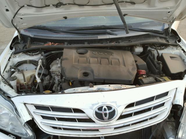 5YFBU4EE1DP076699 - 2013 TOYOTA COROLLA BA WHITE photo 7