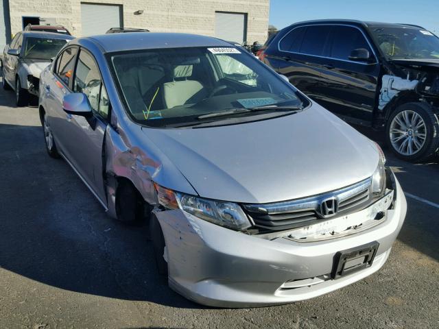 19XFB2F52CE365603 - 2012 HONDA CIVIC LX SILVER photo 1