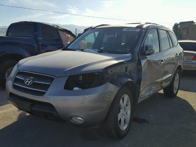 5NMSH73E57H109937 - 2007 HYUNDAI SANTA FE S GRAY photo 2