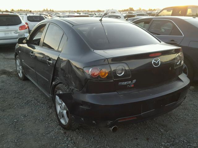 JM1BK324061541783 - 2006 MAZDA 3 S BLACK photo 3