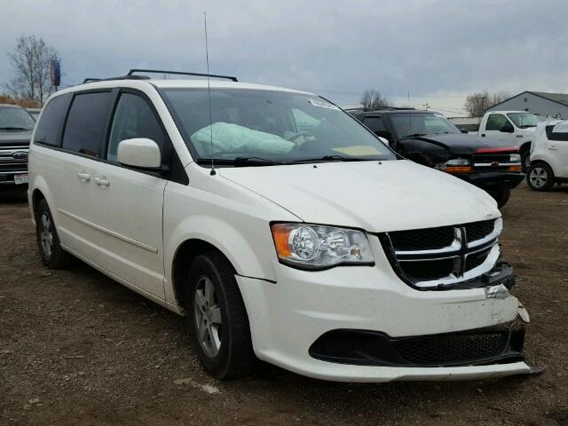 2C4RDGCG5DR550626 - 2013 DODGE GRAND CARA WHITE photo 1