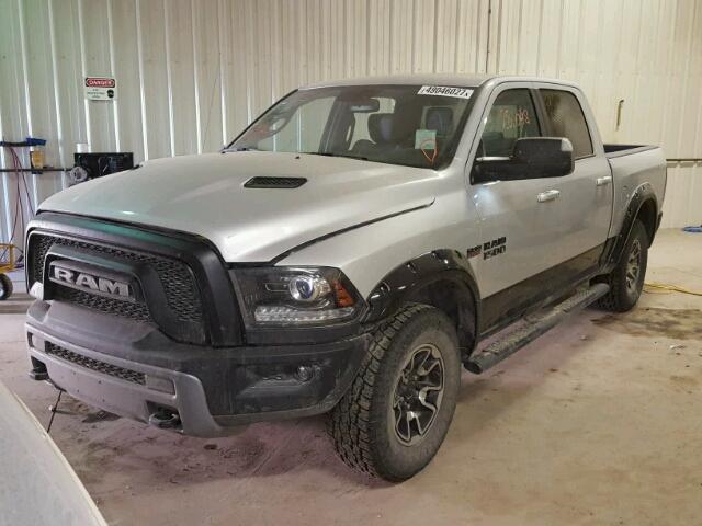 1C6RR7YT2GS288341 - 2016 RAM 1500 REBEL ვერცხლისფერი ფოტო 2