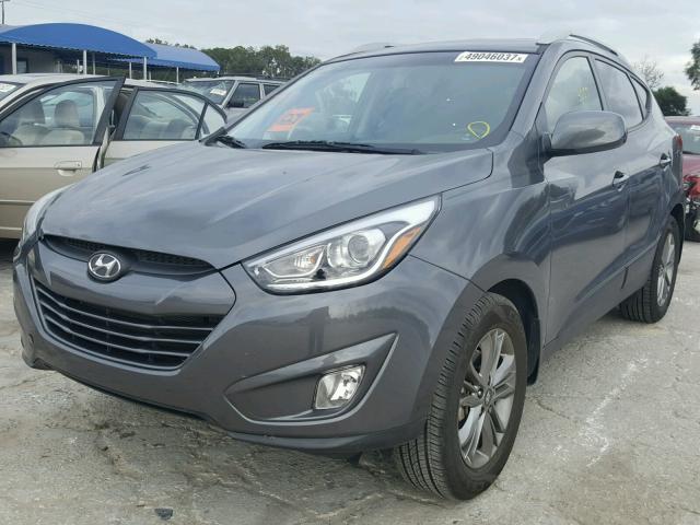 KM8JU3AG7EU795131 - 2014 HYUNDAI TUCSON GLS CHARCOAL photo 2