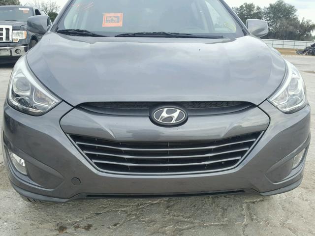 KM8JU3AG7EU795131 - 2014 HYUNDAI TUCSON GLS CHARCOAL photo 9