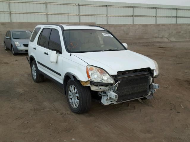 JHLRD78845C054005 - 2005 HONDA CR-V EX WHITE photo 1