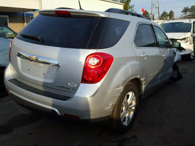 2CNFLEEC2B6461854 - 2011 CHEVROLET EQUINOX LT SILVER photo 4