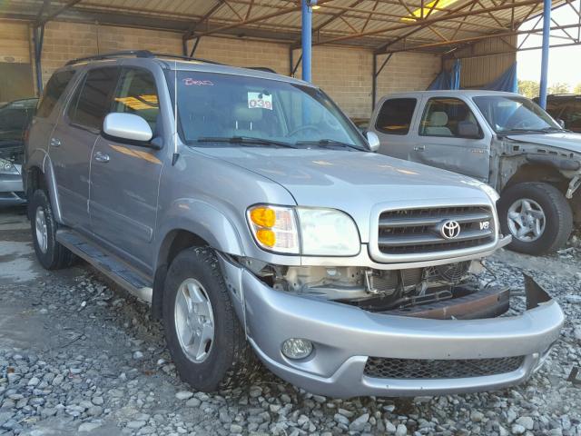 5TDBT44A23S147321 - 2003 TOYOTA SEQUOIA SR SILVER photo 1