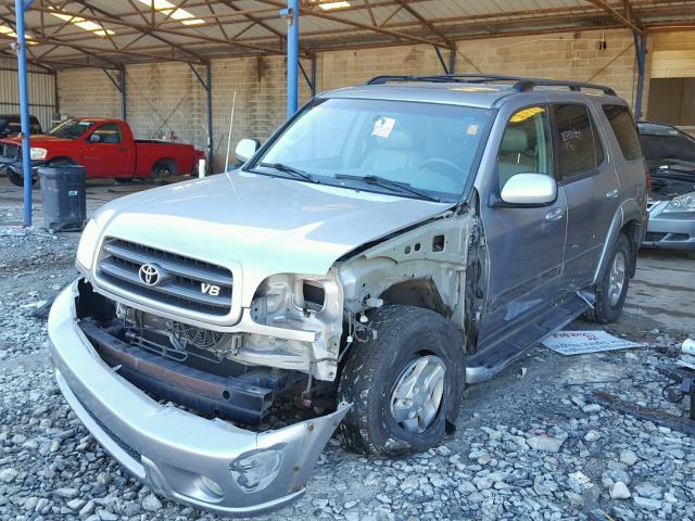 5TDBT44A23S147321 - 2003 TOYOTA SEQUOIA SR SILVER photo 2