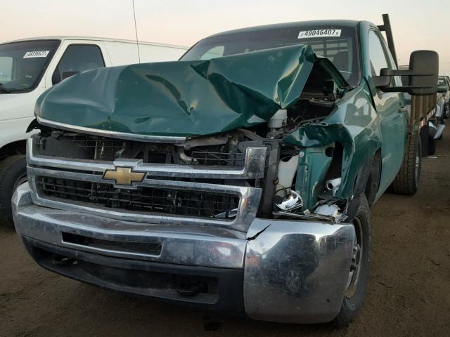 1GCHK24K18E210576 - 2008 CHEVROLET SILVERADO BLACK photo 2