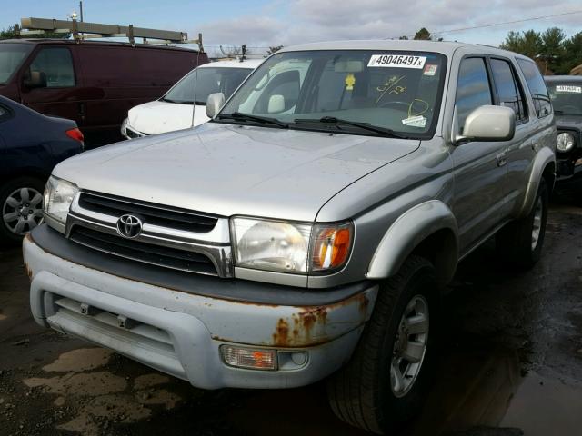 JT3HN86RX10352940 - 2001 TOYOTA 4RUNNER SR SILVER photo 2