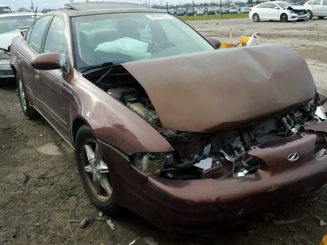 1G3NL52E6XC340748 - 1999 OLDSMOBILE ALERO GL BROWN photo 1