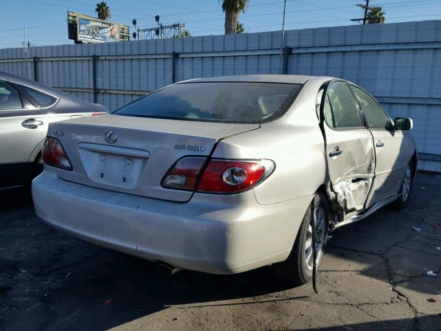 JTHBF30G436006261 - 2003 LEXUS ES 300 GOLD photo 4