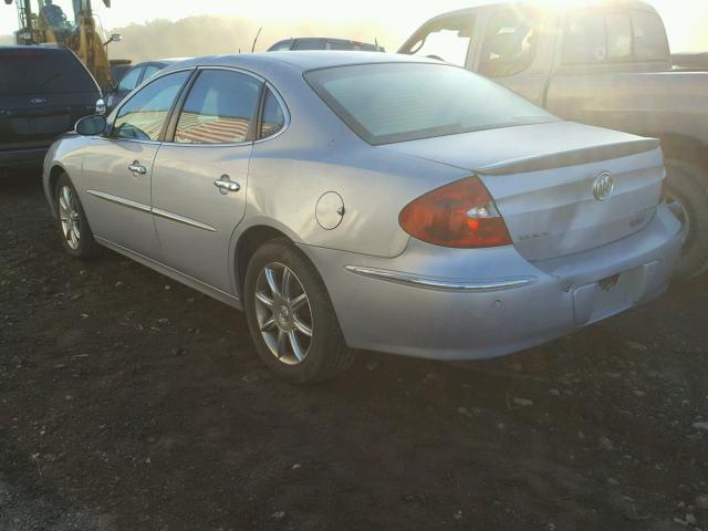 2G4WE537751226352 - 2005 BUICK LACROSSE C SILVER photo 3