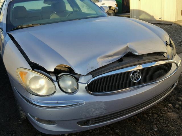 2G4WE537751226352 - 2005 BUICK LACROSSE C SILVER photo 9