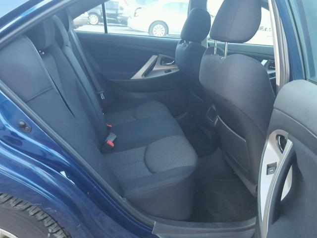 4T1BF3EK6BU765742 - 2011 TOYOTA CAMRY BASE BLUE photo 6