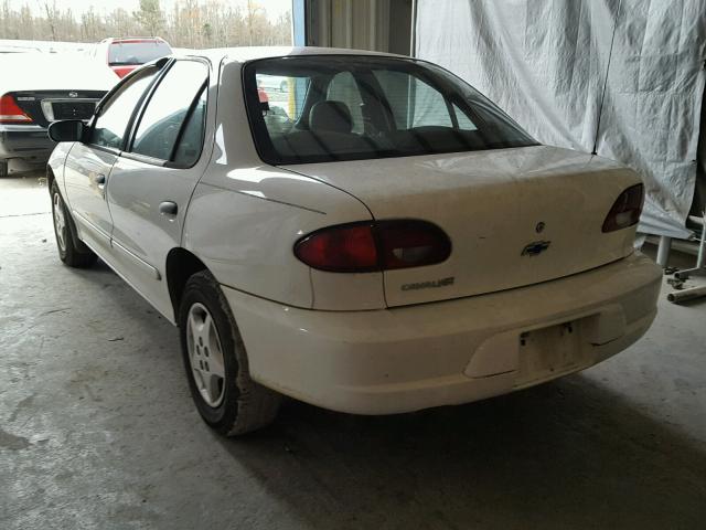 1G1JC524427229969 - 2002 CHEVROLET CAVALIER B WHITE photo 3