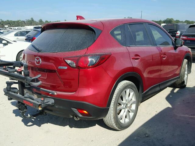 JM3KE2DY3E0383467 - 2014 MAZDA CX-5 GT RED photo 4