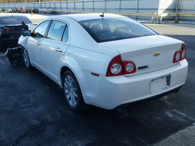 1G1ZE5E78AF324333 - 2010 CHEVROLET MALIBU LTZ WHITE photo 3