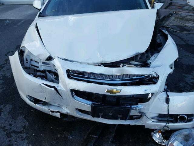 1G1ZE5E78AF324333 - 2010 CHEVROLET MALIBU LTZ WHITE photo 7