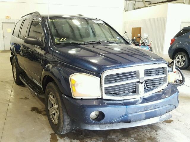 1D4HD48N86F145679 - 2006 DODGE DURANGO SL BLUE photo 1