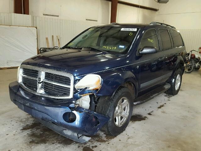 1D4HD48N86F145679 - 2006 DODGE DURANGO SL BLUE photo 2